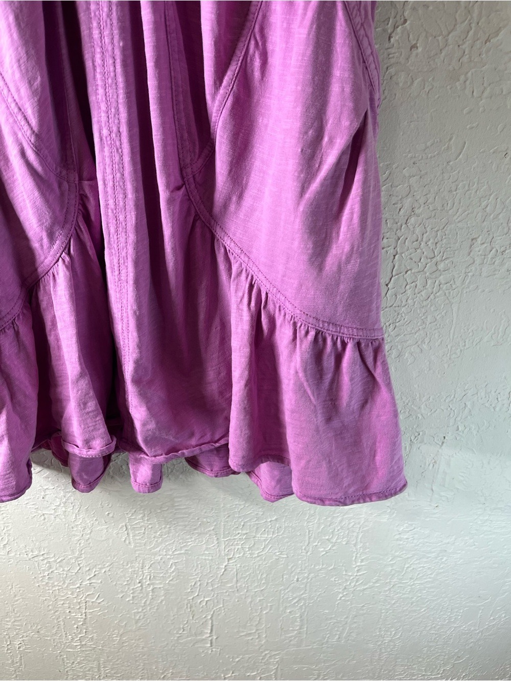 Anthropologie Daily Practice Short Flutter Sleeve Mini Dress in Pink - Picture 10 of 15